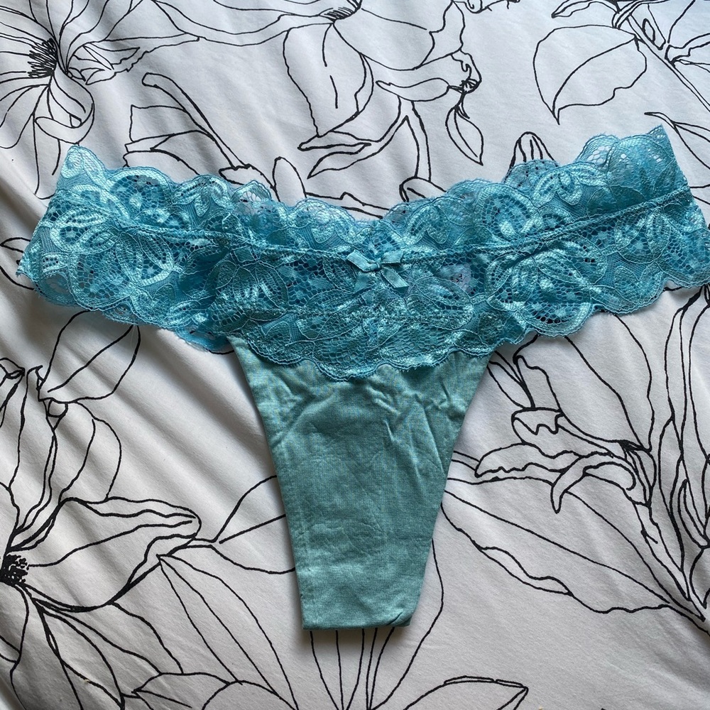 XL blue thong